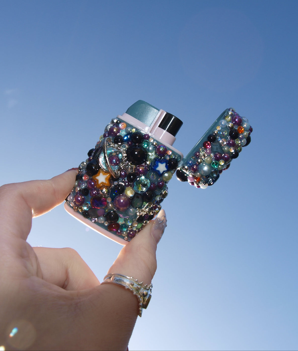 Cosmic Girl (Fidgeter Refillable Capped Jet Lighter)